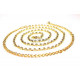 Chaine de taille strass couleur or un rang