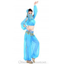 Tenue orientale top sarouel bleu ciel