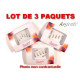 Lot de 3 paquets de Bindis autocollants argent