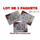 Lot de 3 paquets de Bindis autocollants couleur