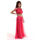 Tenue orientale enfant 2 pièces fuschia