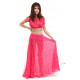 Tenue orientale enfant 2 pièces fuschia