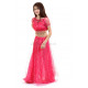 Tenue orientale enfant 2 pièces fuschia