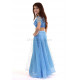 Tenue orientale enfant 2 pièces bleu clair