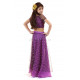 Tenue orientale enfant 2 pièces violet foncé