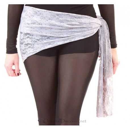 Ceinture de danse orientale dentelle rectangle