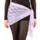 Ceinture de danse orientale dentelle rectangle