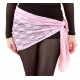 Ceinture de danse orientale dentelle rectangle