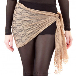 Ceinture de danse orientale dentelle rectangle