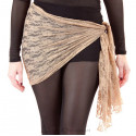 Ceinture de danse orientale dentelle rectangle