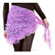 Ceinture de danse orientale brodé "froufrou" 