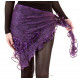 Ceinture de danse orientale brodé "froufrou" 