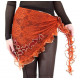 Ceinture de danse orientale brodé "froufrou" 
