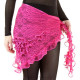 Ceinture de danse orientale brodé "froufrou" 