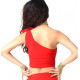 Top de danse orientale rouge