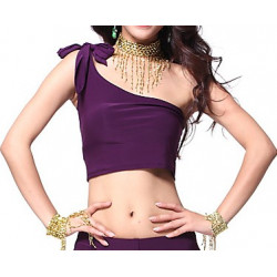 Top de danse orientale violet