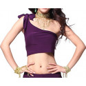 Top de danse orientale violet