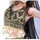 Top dos nu pailleté et sequins 