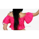 Brassière de danse orientale fuschia