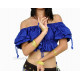 Brassière de danse orientale bleu roy