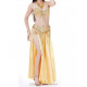 Costume de danse orientale or et strass