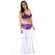 Soutien gorge de danse orientale flower violet bonnet C
