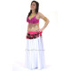 Soutien gorge de danse orientale flower rose bonnet C