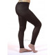 Legging noir bi matière