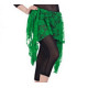 Ceinture de danse orientale dentelle vert foncé