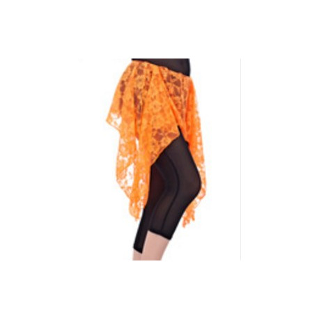 Ceinture de danse orientale dentelle orange