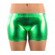 Short métallisé vert
