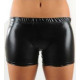 Short métallisé noir