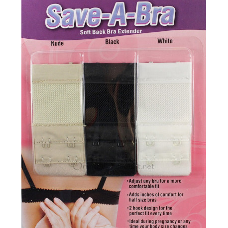Lot de 3 prolongateurs de soutien gorge 