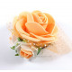 Fleur à cheveux en trio saumon