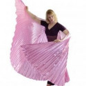 Ailes d'isis de danse orientale vieux rose opaque