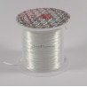 Bobine de fil stretch transparent