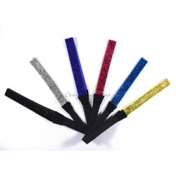 Headband brillant en tisssu 
