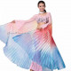 Ailes d'isis de danse orientale multicolore