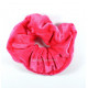 Chouchou velours pas cher rose bonbon