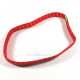 Headband uni rouge brillant
