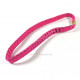 Headband uni rose intense brillant