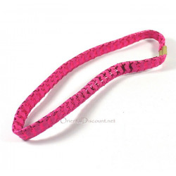 Headband uni rose intense brillant