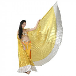 Ailes d'isis de danse orientale pas cher or et argent