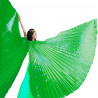 Ailes d'isis de danse orientale ouvertes couleur verte