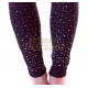 Legging noir avec strass 
