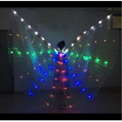 Ailes d'isis de danse orientale lumineuses