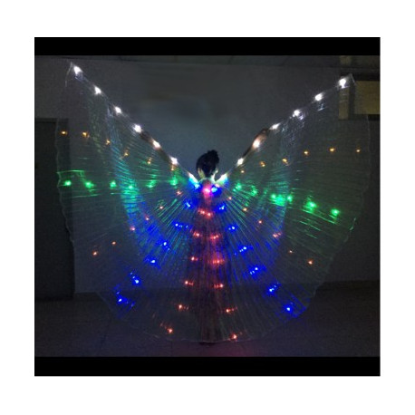Ailes d'isis de danse orientale lumineuses