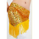 ceinture de danse orientale doré