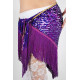 ceinture de danse orientale violette