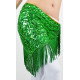 ceinture de danse orientale verte